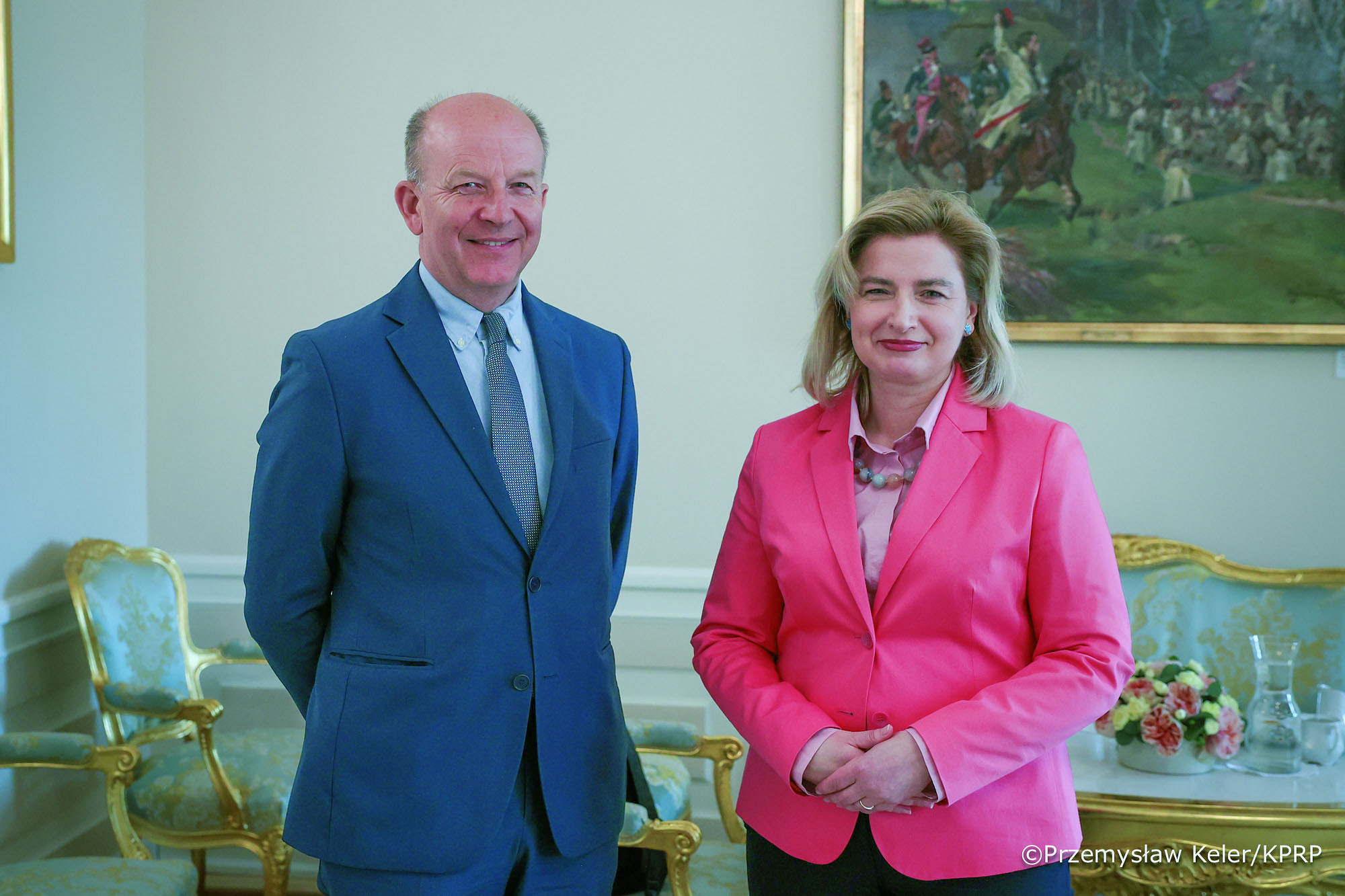 Minister Jędrzak spotkała się w Pałacu Prezydenckim z Konstantym Radziwiłłem - Paragraf