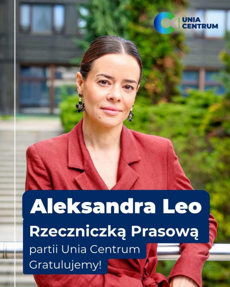Aleksandra Leo została Rzeczniczką Unii Centrum - Polityka